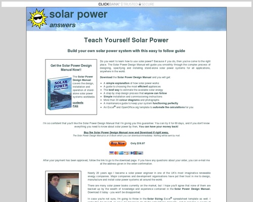 Solar Power Design Manual.